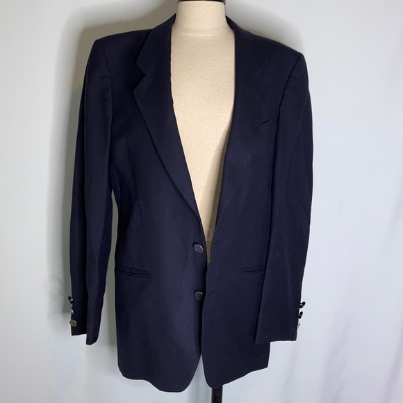 Mani By Giorgio Armani Men's Black Dress Blazer LARGE - Picture 1 of 8
